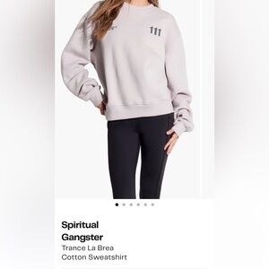 Spiritual Gangster Trance La Brea Cotton Sweatshirt